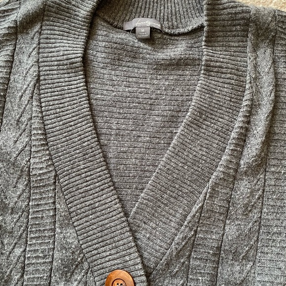 Comfy cozy business casual Gray Cardigan - Picture 4 of 4